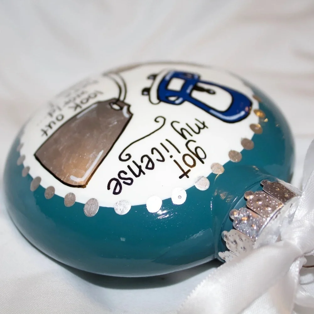 Keys to Freedom: Personalized Driver's License Ornament 🚗✨Handmade Custom Gift